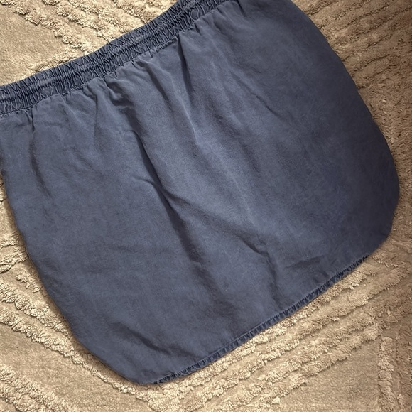 Cloth & Stone Size S Lightweight Skirt elastic Waist & Drawstring w/ Pockets - Picture 3 of 3